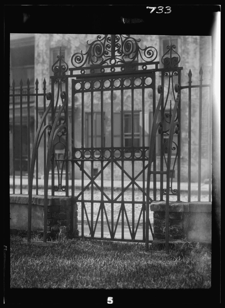 Wrought iron gate, New Orleans